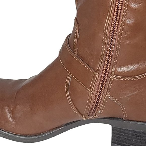 Alfani Fidoe Over Calf Faux Leather Tall Riding Boot Women's 5 - Picture 5 of 8